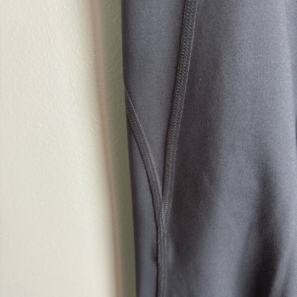 Girlfriend Collective Dark Gray Smoke Colored High Rise Leggings - Picture 5 of 15